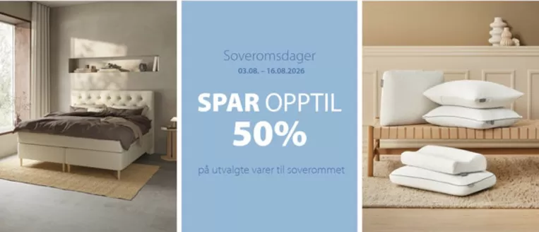 JYSK-katalog i Grimstad | JYSK Kundeavis | 2026-08-03T00:00:00.000Z - 2026-08-16T00:00:00.000Z