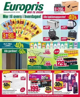 Europris-katalog i Vikeså | Europris DM 33-26 MYBRING | 2026-08-10T00:00:00.000Z - 2026-08-15T00:00:00.000Z