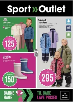 Sport Outlet-katalog | Folder Sport Outlet | 2026-08-04T00:00:00.000Z - 2026-08-30T00:00:00.000Z