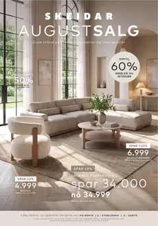 Skeidar-katalog | Augustsalg uke 34 | 2026-08-10T00:00:00.000Z - 2026-09-08T00:00:00.000Z