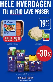 Rema 1000-katalog i Høyanger | Attraktive spesialtilbud for alle | 2026-08-18T00:00:00.000Z - 2026-09-01T00:00:00.000Z