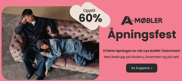 A-Møbler-katalog | Nye tilbud å oppdage | 2026-08-18T00:00:00.000Z - 2026-09-01T00:00:00.000Z