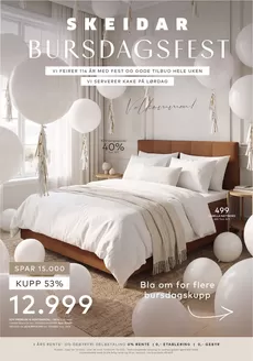 Skeidar-katalog | Bursdagsfest uke 34 | 2026-08-10T00:00:00.000Z - 2026-09-08T00:00:00.000Z