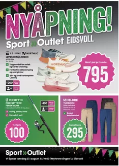 Sport Outlet-katalog i Prestfoss | Eksklusive tilbud for våre kunder | 2026-08-27T00:00:00.000Z - 2026-08-27T00:00:00.000Z