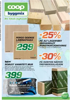 Coop Byggmix-katalog i Krokstadelva | Aktuelle spesialkampanjer | 2026-08-31T00:00:00.000Z - 2026-09-13T00:00:00.000Z