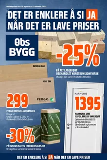 Obs Bygg-katalog | Rabatter og kampanjer | 2026-08-30T00:00:00.000Z - 2026-09-12T00:00:00.000Z