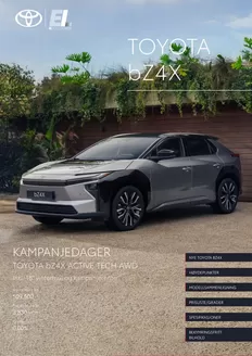 Toyota-katalog | Toyota bz4x | 2026-09-03T00:00:00.000Z - 2026-09-17T00:00:00.000Z
