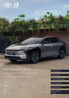 Toyota-katalog i Hole | Toyota bz4x | 2026-09-03T00:00:00.000Z - 2026-09-17T00:00:00.000Z