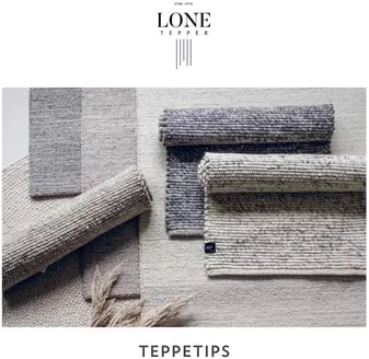 Møbelringen-katalog i Lakselv | Lone tepper teppetips | 2026-09-03T00:00:00.000Z - 2026-09-17T00:00:00.000Z