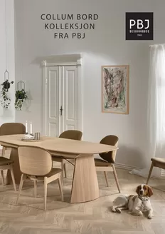 Møbelringen-katalog i Lakselv | Pbj collum bord | 2026-09-03T00:00:00.000Z - 2026-09-17T00:00:00.000Z