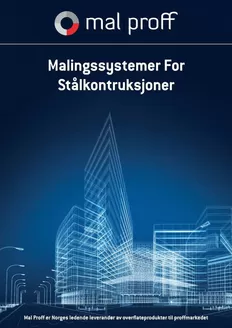 Mal Proff-katalog | Stålkonstruksjoner brosjyre | 2026-09-21T00:00:00.000Z - 2026-10-05T00:00:00.000Z