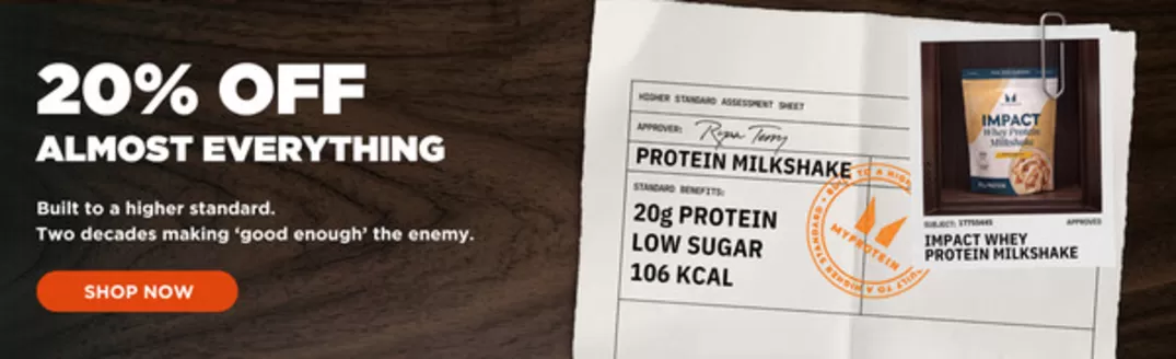 Myprotein International-katalog | Myprotein International Promo | 2026-09-21T00:00:00.000Z - 2026-10-05T00:00:00.000Z