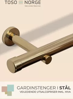 Toso-katalog | Gardinstenger I Stal | 2026-09-24T00:00:00.000Z - 2026-12-31T00:00:00.000Z