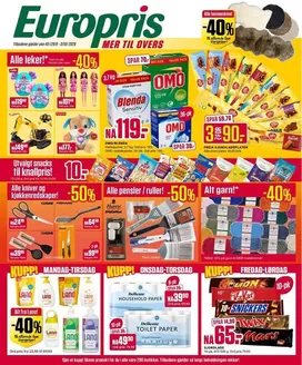 Europris-katalog i Kvelde | Europris DM 40-26 MYBRING | 2026-09-28T00:00:00.000Z - 2026-10-03T00:00:00.000Z