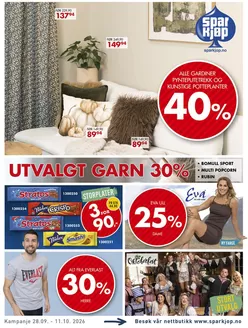 Sparkjøp-katalog | Sparkjøp Kundeavis | 2026-09-28T00:00:00.000Z - 2026-10-11T00:00:00.000Z