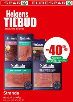 Eurospar-katalog | Eksklusive tilbud og kupp | 2026-10-09T00:00:00.000Z - 2026-10-11T00:00:00.000Z