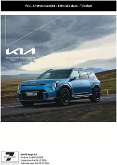 Kia-katalog | 2027 kia norge ev9 mv kundeprisliste 10 09 2026 | 2026-01-01T00:00:00.000Z - 2026-12-31T00:00:00.000Z