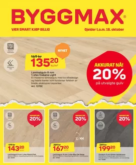 Byggmax-katalog | Golvkampanj | 2026-10-12T00:00:00.000Z - 2026-10-18T00:00:00.000Z