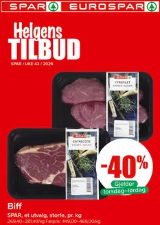 Eurospar-katalog i Naustdal | Våre beste kupp | 2026-10-23T00:00:00.000Z - 2026-10-25T00:00:00.000Z