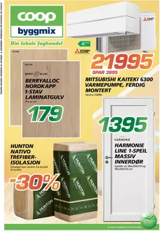 Coop Byggmix-katalog | Nye tilbud å oppdage | 2026-10-26T00:00:00.000Z - 2026-11-01T00:00:00.000Z