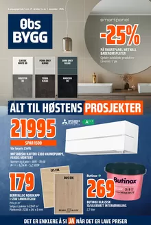 Obs Bygg-katalog | Rabatter og kampanjer | 2026-10-25T00:00:00.000Z - 2026-11-07T00:00:00.000Z