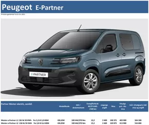 Peugeot-katalog i Bryne | Last ned prisliste for Peugeot E-Partner | 2025-05-25T00:00:00.000Z - 2026-05-25T00:00:00.000Z