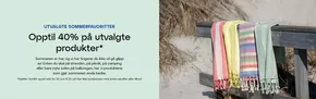 Opptil 40% på utvalgte produkter