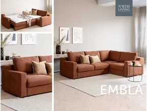 Møbelringen-katalog i Bjerkvik | North Living Embla sovesofa | 2025-07-14T00:00:00.000Z - 2025-07-28T00:00:00.000Z
