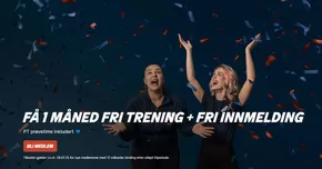 Få 1 måned fri trening + fri innmelding