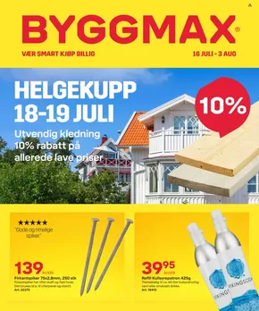 Byggmax-katalog i Bø i Telemark | Byggmax Kundeavis | 2025-07-16T00:00:00.000Z - 2025-08-03T00:00:00.000Z