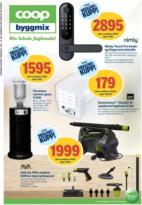 Coop Byggmix-katalog i Trondheim | Topptilbud og rabatter | 2025-07-07T00:00:00.000Z - 2025-07-20T00:00:00.000Z