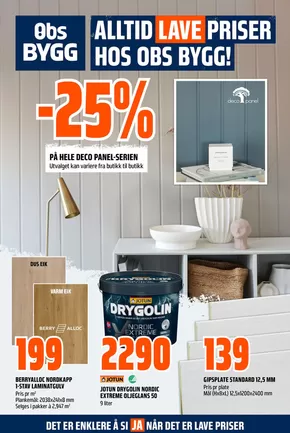 Obs Bygg-katalog i Rådal | Oppdag attraktive tilbud | 2025-07-20T00:00:00.000Z - 2025-08-03T00:00:00.000Z