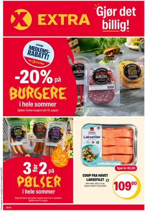 Coop Extra-katalog i Klavestadhaugen | Spesialtilbud for deg | 2025-07-21T00:00:00.000Z - 2025-07-27T00:00:00.000Z