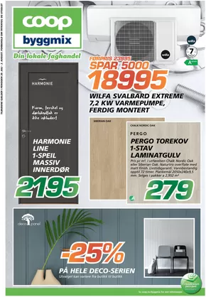 Coop Byggmix-katalog i Vinstra | Eksklusive kupp | 2025-07-21T00:00:00.000Z - 2025-08-03T00:00:00.000Z