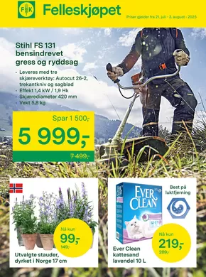 Felleskjøpet-katalog i Lillestrøm | Felleskjøpet Kundeavis | 2025-07-21T00:00:00.000Z - 2025-08-03T00:00:00.000Z