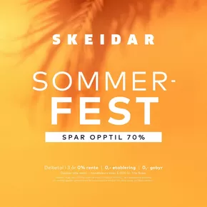Skeidar-katalog i Arendal | Flott tilbud for alle kunder | 2025-07-22T00:00:00.000Z - 2025-08-05T00:00:00.000Z