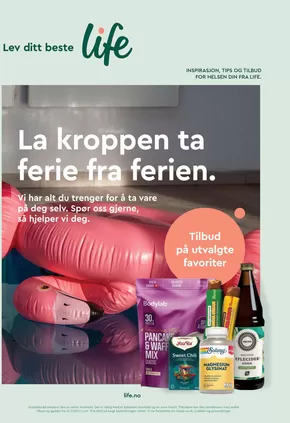 La kroppen ta ferie fra ferien.