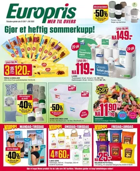Europris-katalog i Lillehammer | Europris DM 31-25 MYBRING | 2025-07-28T00:00:00.000Z - 2025-08-02T00:00:00.000Z