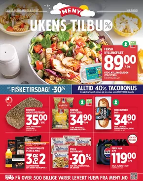 Meny-katalog i Sandefjord | Meny Kundeavis | 2025-07-28T00:00:00.000Z - 2025-08-02T00:00:00.000Z