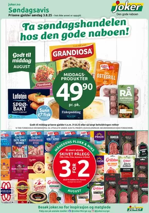 Joker-katalog i Dalen | Joker Kundeavis | 2025-08-03T00:00:00.000Z - 2025-08-31T00:00:00.000Z