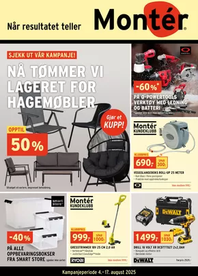 Montér-katalog i Sandefjord | Montér Kundeavis | 2025-08-04T00:00:00.000Z - 2025-08-17T00:00:00.000Z