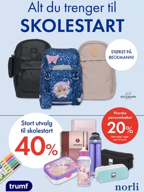 Norli-katalog | Skolestart | 2025-08-04T00:00:00.000Z - 2025-08-18T00:00:00.000Z