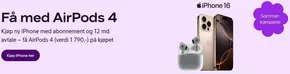 Telia-katalog i Arendal | Få med AirPods 4 | 2025-08-04T00:00:00.000Z - 2025-08-18T00:00:00.000Z