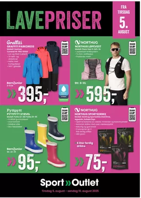 Sport Outlet-katalog i Sistranda | Attraktive spesialtilbud for alle | 2025-08-05T00:00:00.000Z - 2025-08-10T00:00:00.000Z