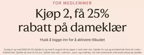 Lindex-katalog i Moss | Kjøp 2, få 25% rabatt på dameklær | 2025-08-07T00:00:00.000Z - 2025-08-09T00:00:00.000Z