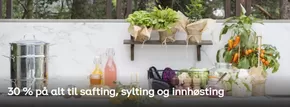 30 % på alt til safting, sylting og innhøsting