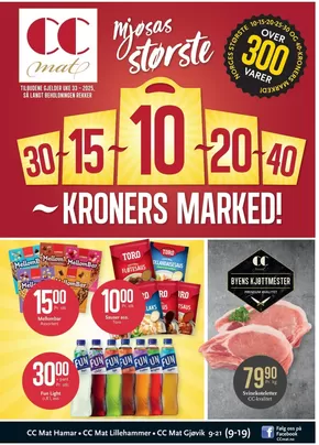 CC Mat-katalog i Farsund | CC Mat Kundeavis | 2025-08-11T00:00:00.000Z - 2025-08-17T00:00:00.000Z