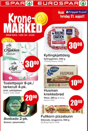Eurospar-katalog i Bodø | Eurospar Kundeavis | 2025-08-11T00:00:00.000Z - 2025-08-17T00:00:00.000Z