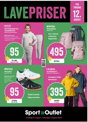 Sport Outlet-katalog i Drammen | Topptilbud for alle kuppjegere | 2025-08-12T00:00:00.000Z - 2025-08-17T00:00:00.000Z