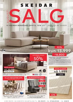 Skeidar-katalog i Kristiansand | Skeidar Kundeavis | 2025-07-28T00:00:00.000Z - 2025-09-09T00:00:00.000Z